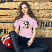 Load image into Gallery viewer, Day of The Dead Unicorn Unisex t-shirt