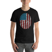 Load image into Gallery viewer, T Street Avenue Apparel Stars and Stripes Finger Print Short-Sleeve Tee
