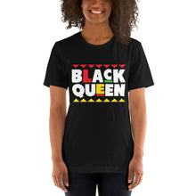 Load image into Gallery viewer, T Street Avenue Apparel Black Queen Short- Sleeve Tee