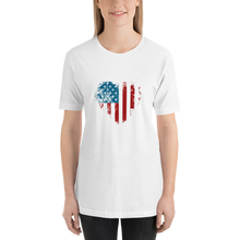 Load image into Gallery viewer, T Street Avenue Apparel American Heart Short-Sleeve Tee