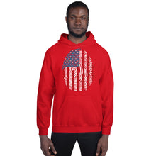 Load image into Gallery viewer, T Street Avenue Apparel Stars and Stripes Finger Print Hoodie