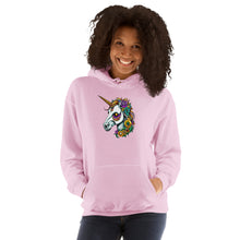 Load image into Gallery viewer, Day of The Dead Unicorn Unisex Hoodie
