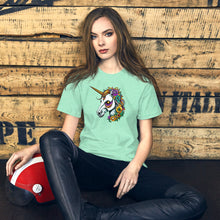 Load image into Gallery viewer, Day of The Dead Unicorn Unisex t-shirt
