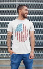 Load image into Gallery viewer, T Street Avenue Apparel Stars and Stripes Finger Print Short-Sleeve Tee
