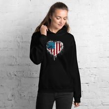 Load image into Gallery viewer, T Street Avenue Apparel American Heart Hoodie
